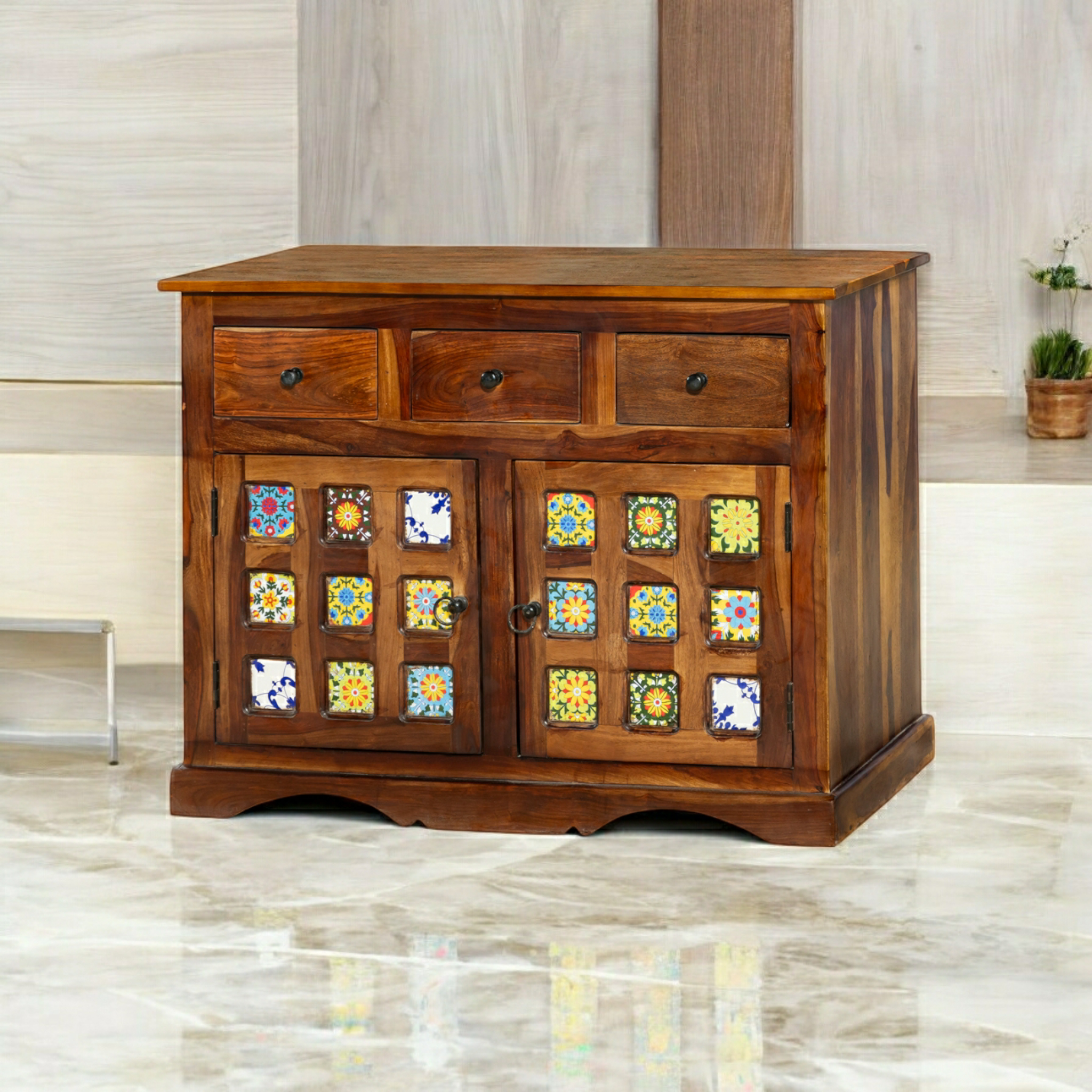 New Silco Wooden Tile Cabinet