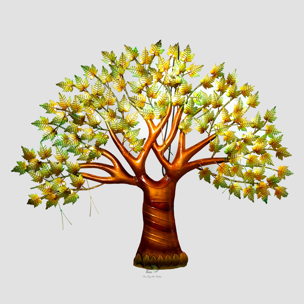 Sunny Iron Tree Wall Hanging With Led